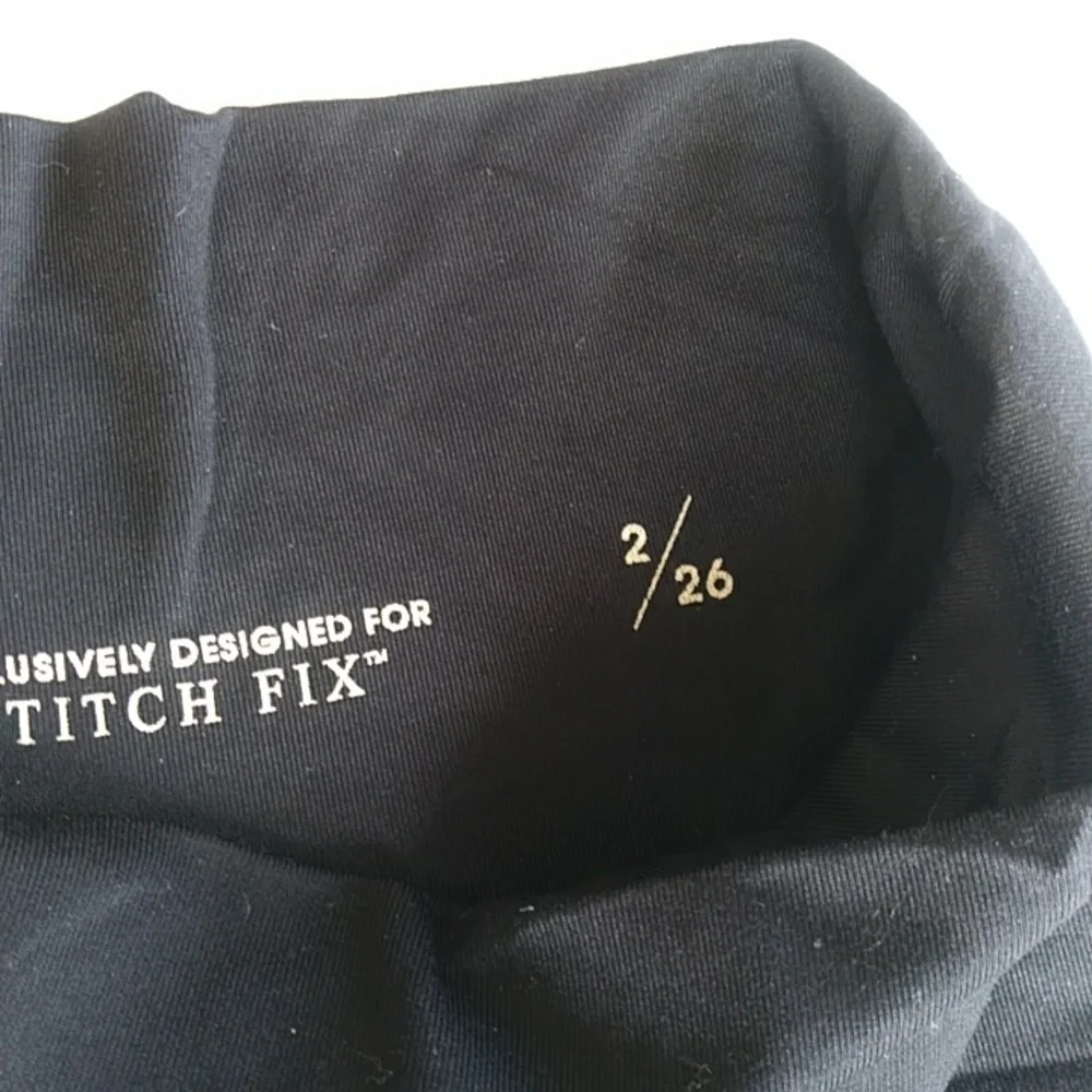 Liverpool Maternity Plaid Stitch Fix Legging 2 / 26 Black Gray - Picture 4 of 15
